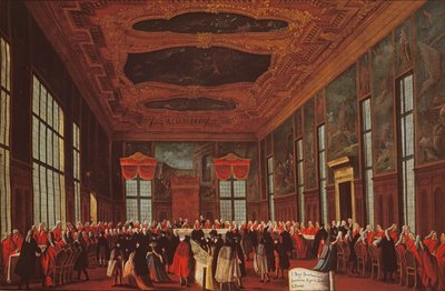 Public Banquet of the Doge by Gabriele Bella